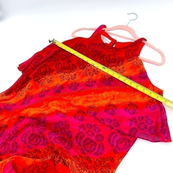 Maggy London Sleeveless Maxi Dress Paisley/Floral size 14 - Picture 4 of 9